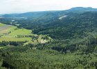 Broumovské a Polické stěny  hlavní vyhlídka z Koruny : panorama